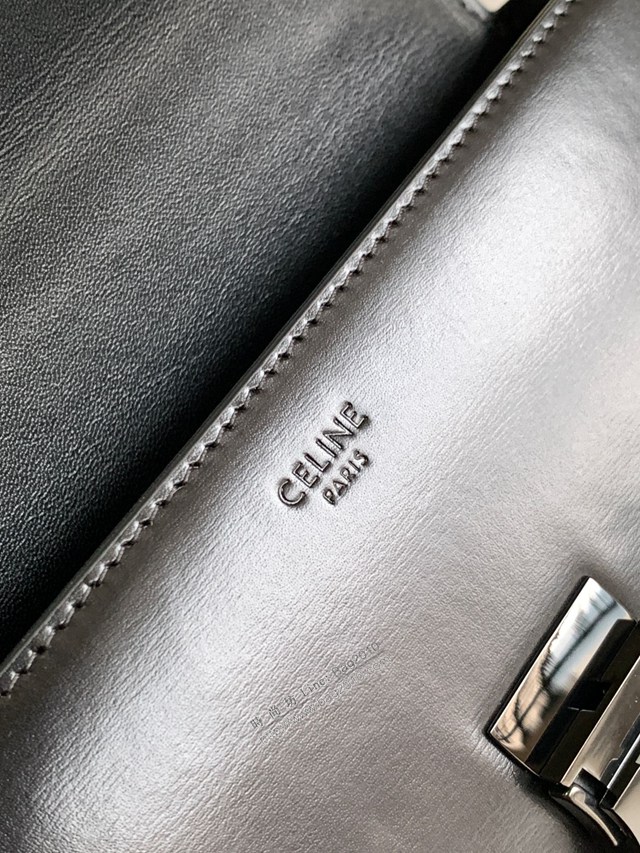 Celine專櫃2022全新系列凱旋門鏈條肩背包 賽琳CUIR TRIOMPHE皮標標誌印花鏈條包 sldj2399